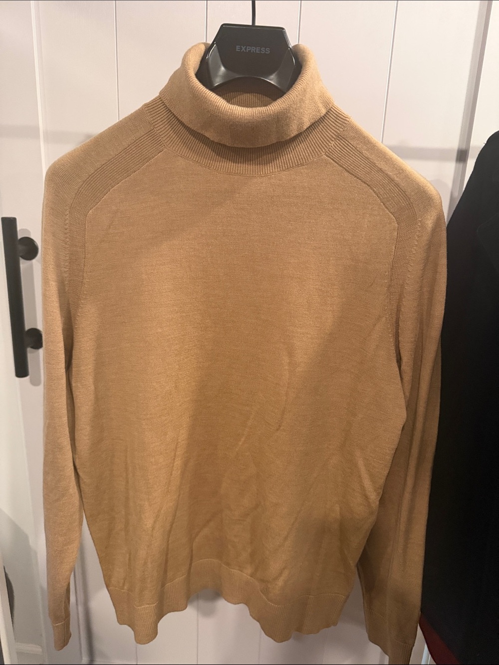 Express Men’s Camel/Tan Turtleneck Sweater